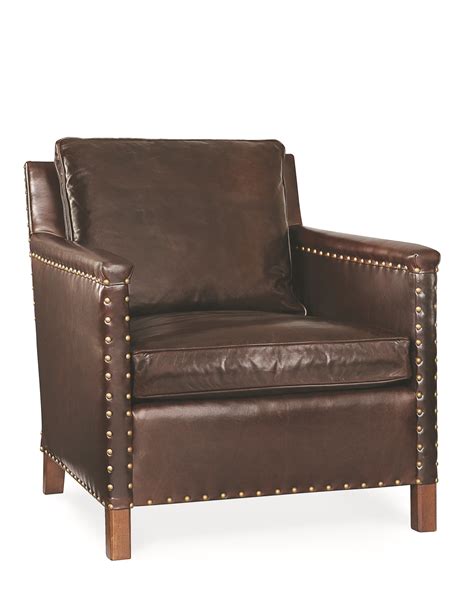 leather chair with nailhead | Simple Things Blog