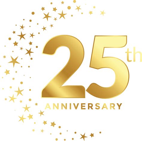 25th Anniversary Logo PNG - Vector Design - Cdr, Ai, EPS, PNG, SVG