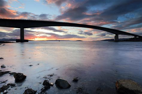 Isle of Skye Bridge Sunset Photograph by Grant Glendinning - Fine Art America