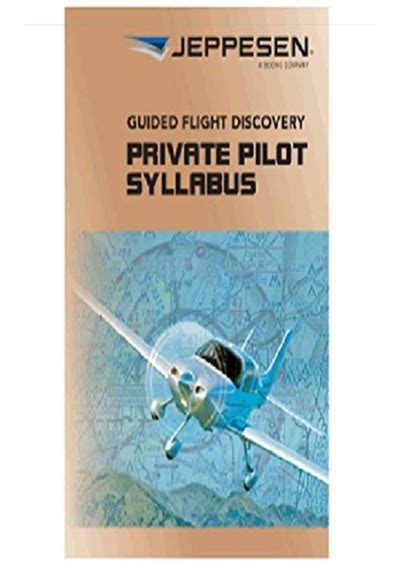 [PDF]DOWNLOAD Jeppesen Guided Flight Discovery Private Pilot Syllabus