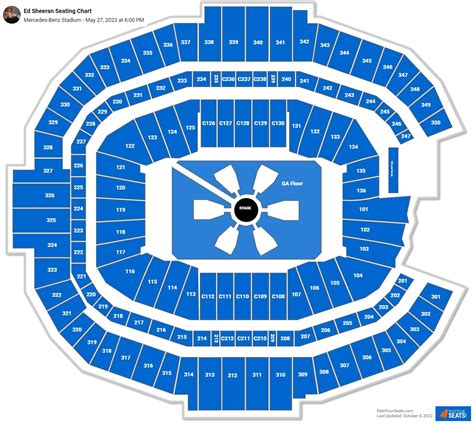 Mercedes-Benz Stadium Concert Seating Chart - RateYourSeats.com