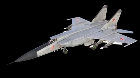 Mig-25 foxbat model - TurboSquid 1489586