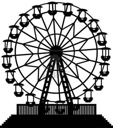 Stock Photo Titled Merry Go Round And Ferris Wheel Navy Pier ... - Cliparts.co