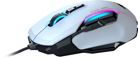 ROCCAT Kone AIMO Wired Optical Gaming Mouse with RGB Lighting White ROC-11-820-WE - Best Buy