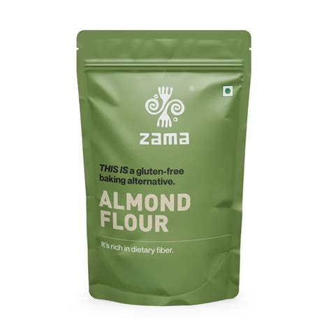 Almond Flour | Natural – Indian – Gluten Free – Zama Organics – 250gm – Nature’s Soul