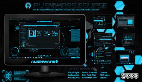 Alienware Eclipse Blue | Mr Blade Designs