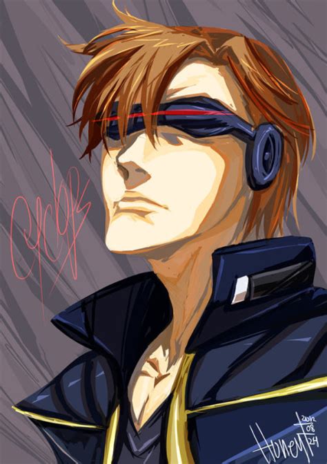 honeyf's Art Blog, Scott Summers/Cyclops @ X-Men Anime Versi...