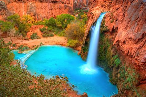 8 Breathtaking Beaches in U.S. Places You Didn't Even Know Had Them | Havasupai falls, Havasu ...