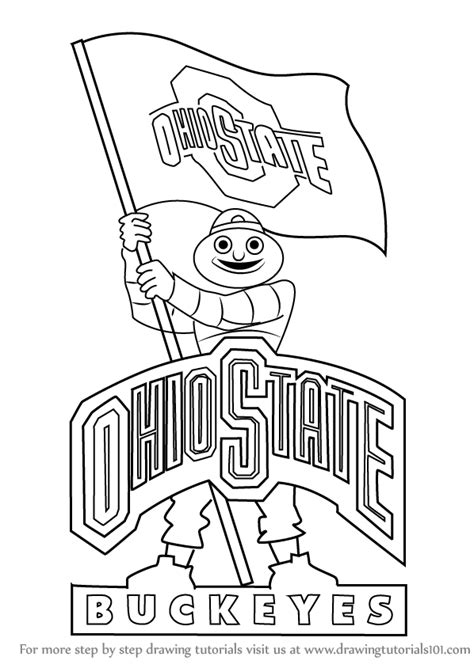 How To Draw Ohio State Logo - Mage Drawing Ideas