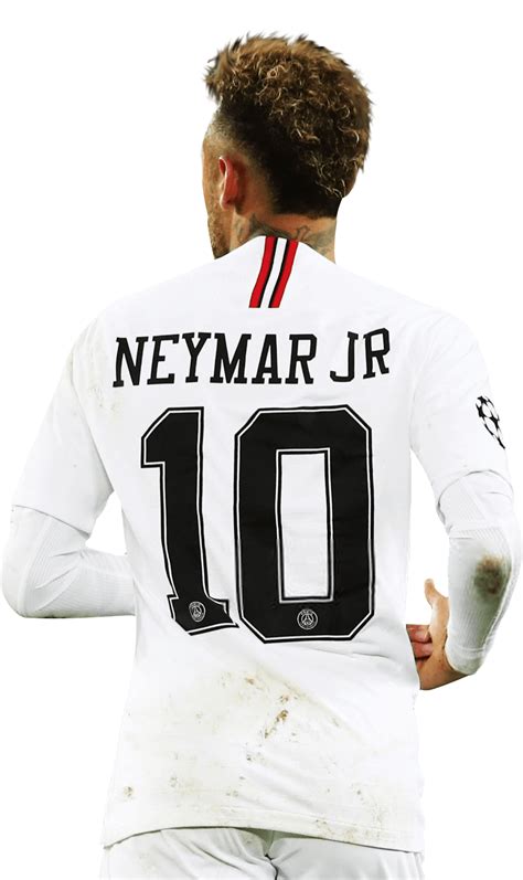 Neymar JR 10 White PSG Jersey