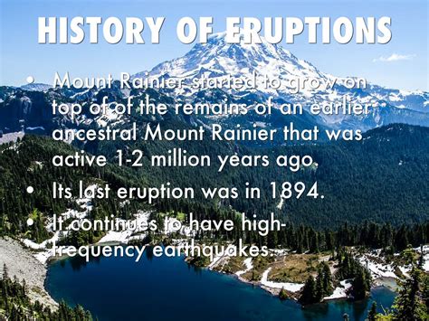 Mount Rainier Eruption 1894