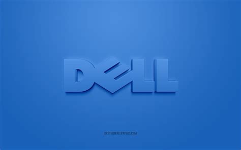 2K free download | Dell logo, blue background, Dell 3d logo, 3d art, Dell, brands logo, blue 3d ...