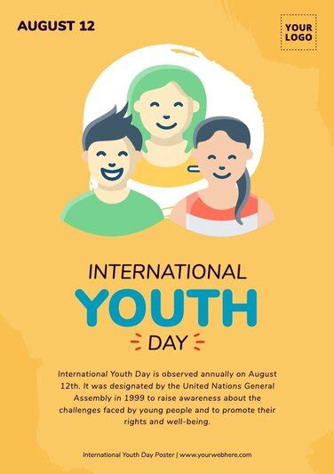 International Youth Day Poster Templates