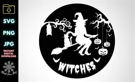 Witch Halloween Svg Graphic by BlackSnowShopTH · Creative Fabrica