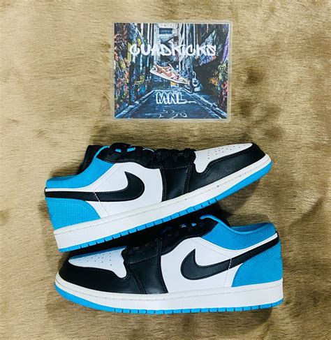 AIR JORDAN 1 LOW SE LASER BLUE, Men's Fashion, Footwear, Sneakers on Carousell