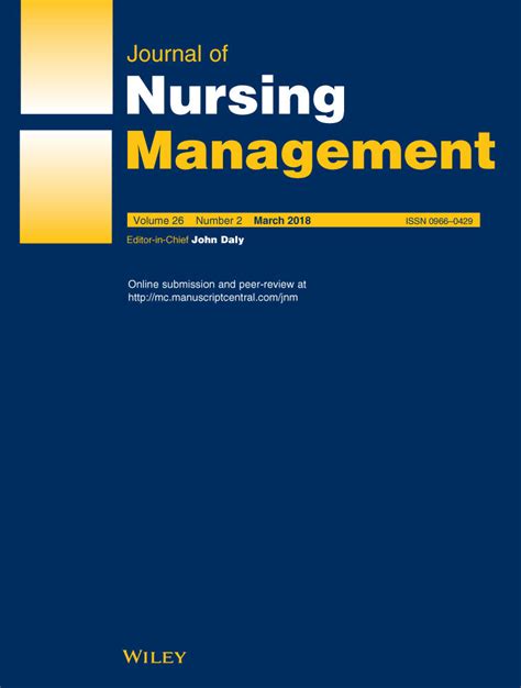 Journal of Nursing Management: List of Issues - Wiley Online Library