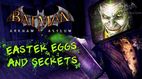 Batman: Arkham Asylum - Easter Eggs and Secrets - YouTube