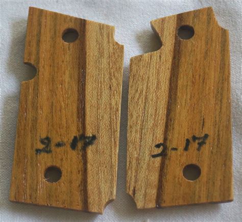 SIG-SAUER P238 GRIPS TEAK~WOOD PAINTED SCORPION 2-XX VERY NICE L@@K ...