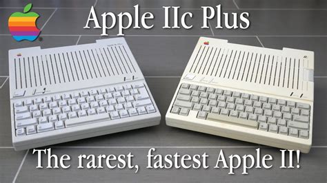 Apple IIc Plus - the rarest and fastest Apple II! - YouTube