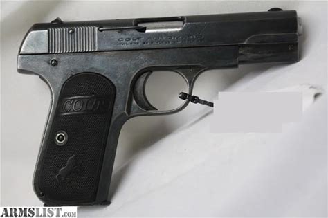 ARMSLIST - For Sale: Colt Automatic Calibre 32 Rimless Smokeless Pistol