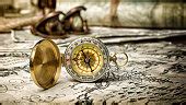 Free picture: military, navigation, compass, map, paper, discovery, old, equipment, antique, retro