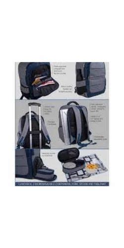 Plain Unisex BACKPACK LUNCH BAG COMBO at Rs 1199/piece in New Delhi ...