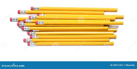 Number Two Pencils stock image. Image of pencil, paintbrush - 43911437