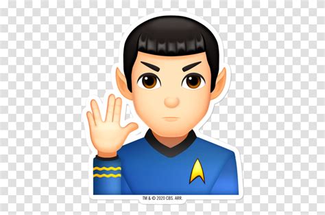 The Original Series Spock Emoji Spock Star Trek Emoji, Person, Human, Hand, Face Transparent Png ...