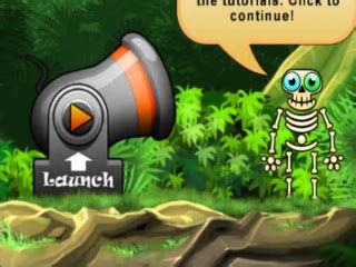 Launch skeleton - Fun Flash game | Onlinegamesector.com