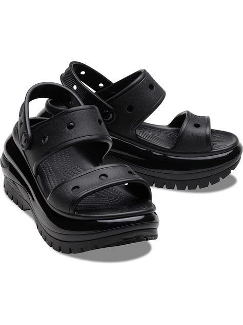 Crocs patricia wedge sandal black black + FREE SHIPPING | Zappos.com