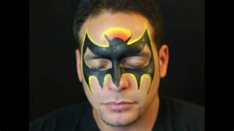 Quick Batman Mask Face Paint Tutorial - YouTube