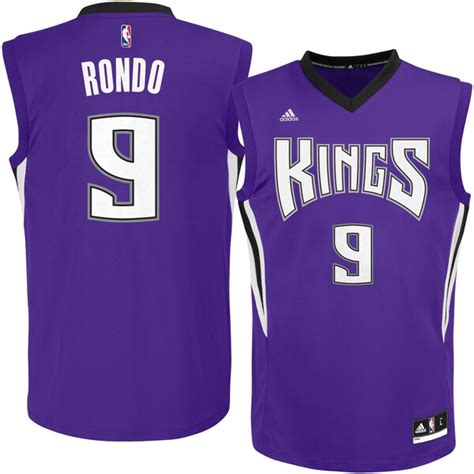 Men's Sacramento Kings Rajon Rondo adidas Purple Replica Jersey - NBA Store