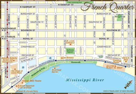 French Quarter Map Printable