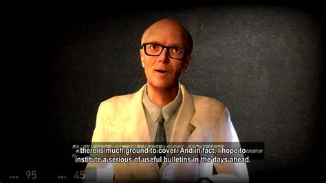 [HD][Half-Life2] Dr. Isaac Kleiner Speech (Subtitles) - YouTube