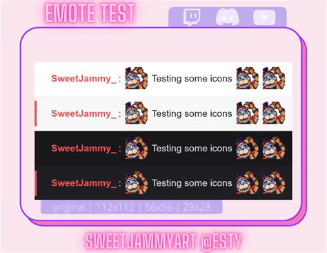 Freddy Fazbear Hey Emote Twitch Emote Discord Emote | Etsy