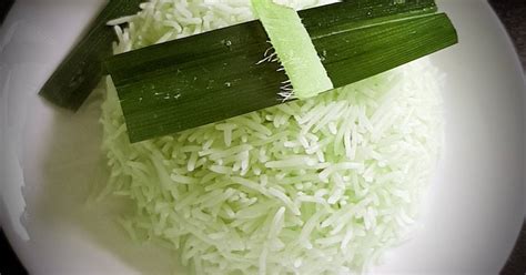 Pandan coconut milk rice Recipe by Poppyz - Cookpad