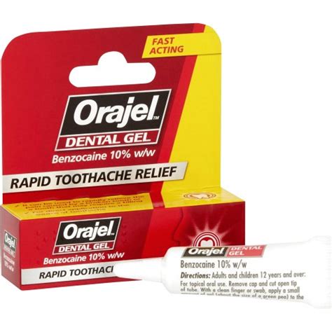 Orajel Toothache Relief Dental Gel (5.3g) - Compare Prices & Where To Buy - Trolley.co.uk