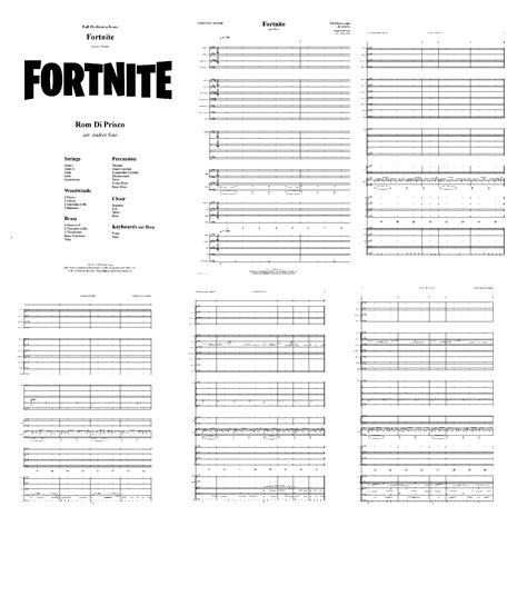 Fortnite - Main Theme Sheet music for Piano (Symphony Orchestra) Easy ...