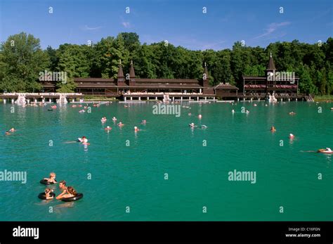 Thermal bath in Heviz on Lake Balaton, Hungary, Europe Stock Photo - Alamy