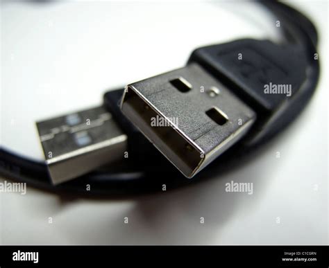 USB computer cable Stock Photo - Alamy