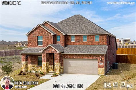 New Construction Home in Princeton, TX - 3060 SqFt - Brookside Community on oversized lot - Oleg ...