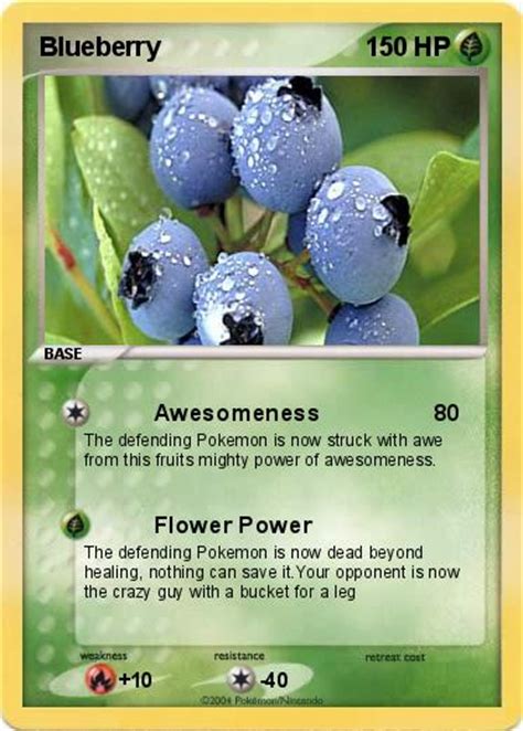 Pokémon Blueberry 6 6 - Awesomeness - My Pokemon Card