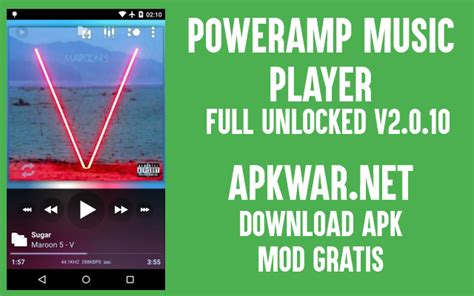 Download Poweramp Music Player v2.0.10 Full Unlocked - ApkWar.net