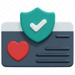 Member, card, health, insurance, medical, heart, shield icon - Download on Iconfinder