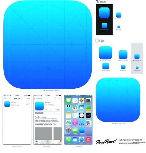 Ios App Icon Template Psd at Vectorified.com | Collection of Ios App Icon Template Psd free for ...