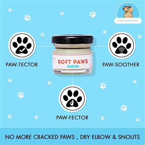 Papa Pawsome Soft Paws 100% Natural Paw Cream for Dogs, 30 gms