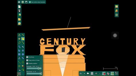 20th Century Fox Destroyed Algodoo | Gavin #algodoo #logodesign #logos - YouTube