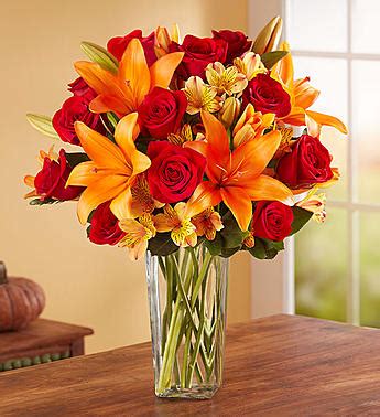 Elegant Autumn Rose & Lily Bouquet Fall Flowers in Orlando, FL - Artistic East Orlando Florist