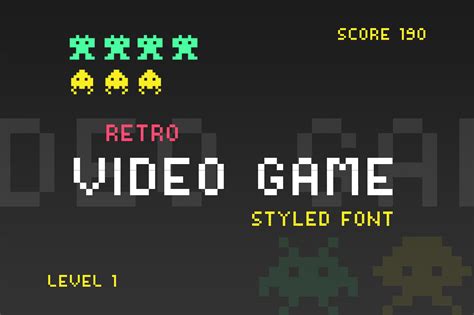 Fonts Retro Fonts Pixel Fonts Cute Fonts Kids Fonts | Etsy