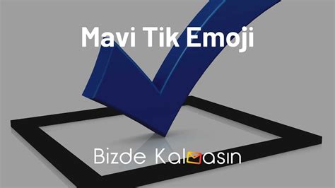 Mavi Tik Emoji - Instagram Mavi Tik Kopyalama ☑️ - Bizde Kalmasın